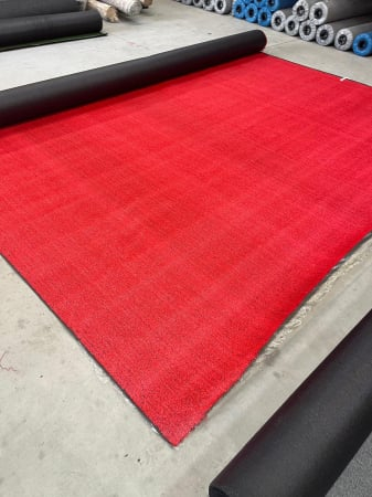 Covor Gazon Iarba Artificiala, Rosu, 7 mm, Latime 2 m [3]