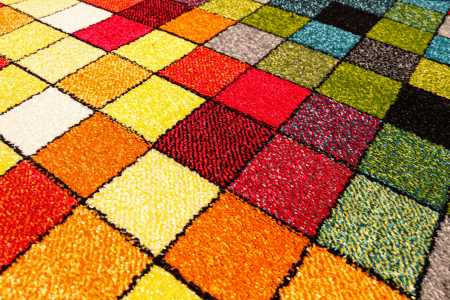 Covor Kolibri Patratele 11161-130, Multicolor, 2300 gr/mp, Diverse Dimensiuni [9]