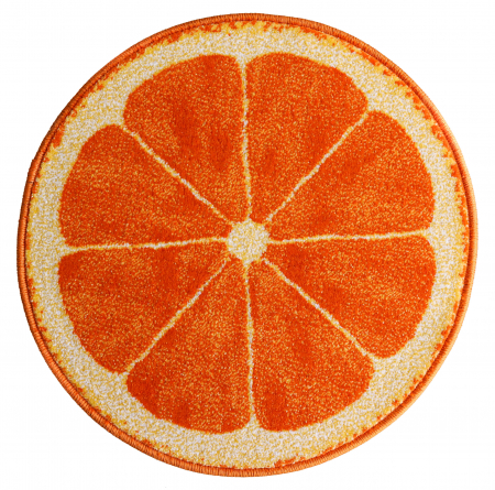 Covor Kolibri, Rotund, Orange 11173, 67x67 cm, 2300 gr/mp [0]