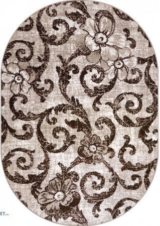 Covor Modern, Cappuccino 16003, Bej / Crem, Oval, Diverse Dimensiuni [0]