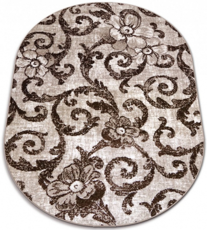 Covor Modern, Cappuccino 16003, Bej / Crem, Oval, Diverse Dimensiuni [1]