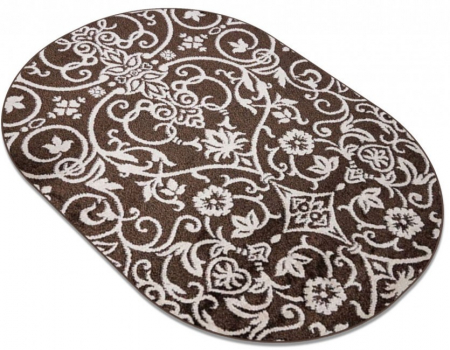 Covor Modern, Cappuccino 16026, Maro, Oval, Diverse Dimensiuni [2]