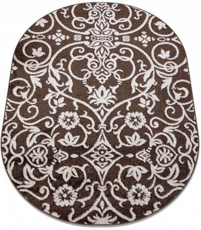 Covor Modern, Cappuccino 16026, Maro, Oval, Diverse Dimensiuni [1]
