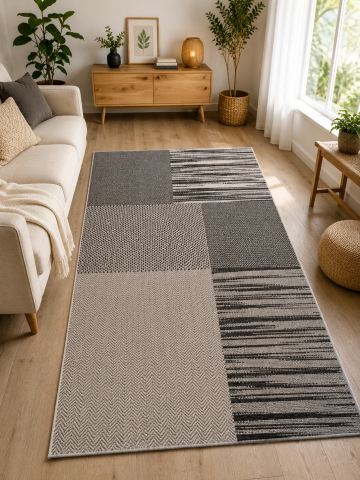 Covoare Living - Covor Modern, Jeans 19224, Crem/Bej, Diverse Dimensiuni