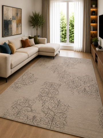 Covoare Living - Covor Modern, Jeans 6078, Bej, Diverse Dimensiuni