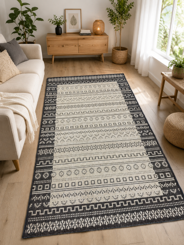 Covoare Living - Covor Modern, Jeans 19093, Maro, Diverse Dimensiuni