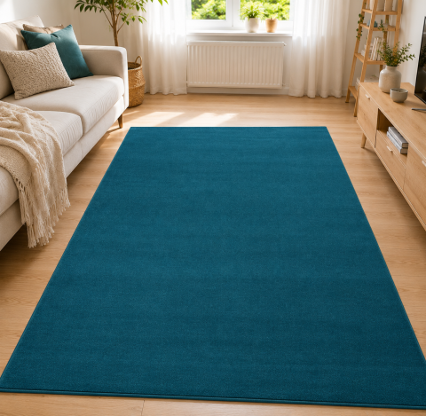 Covoare Dormitor - Covor Modern, Kolibri 11000-140, Albastru, Diverse Dimensiuni, 2200 gr/mp