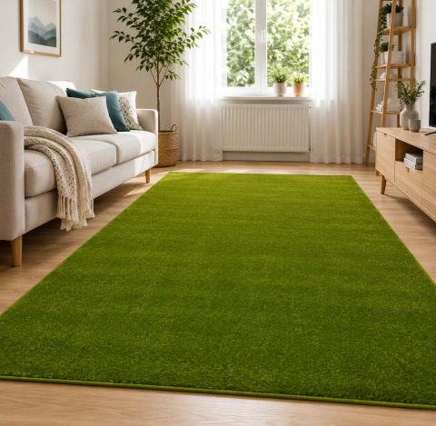 Covoare Living - Covor Modern, Kolibri 11000, Verde, Diverse Dimensiuni , 2200 gr/mp