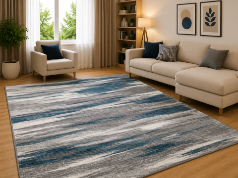 Covoare Living - Covor Modern, Kolibri 11010, Gri, Diverse Dimensiuni, 2200 gr/mp