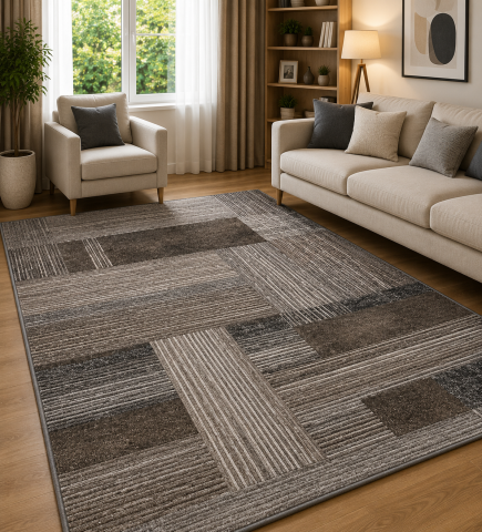 Covoare Living - Covor Modern, Kolibri 11561, Gri, Diverse Dimensiuni, 2200 gr/mp