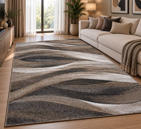 Covoare Living - Covor Modern, Kolibri 11581, Maro, Diverse Dimensiuni, 2200 gr/mp
