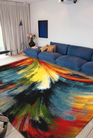 Covor Abstract, Kolibri 11017, Multicolor, Diverse Dimensiuni [1]