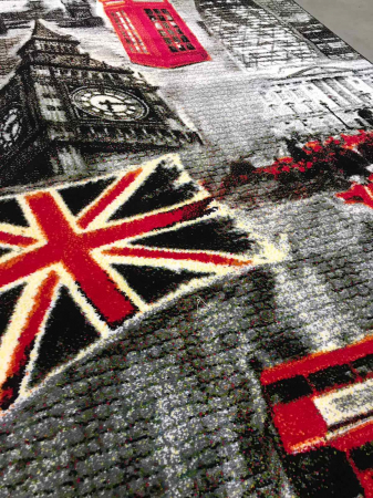 Covor Modern, Kolibri England 11191, Negru, Diverse Dimensiuni, 2200 gr/mp [4]