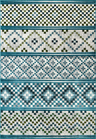Covoare Living - Covor Modern, Kolibri Ethnic, Albastru, Diverse Dimensiuni , 2200 gr/mp