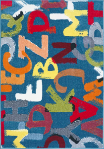 Covor Pentru Copii, Kolibri Litere, Multicolor, 120x170 cm, 2300 gr/mp [0]