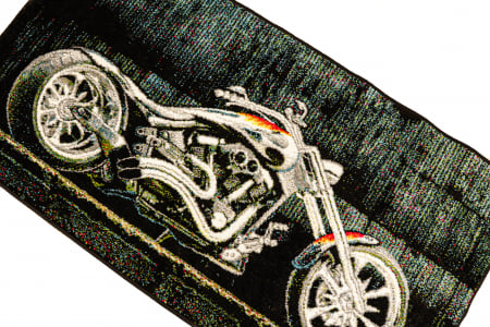 Covor Modern Kolibri, Motocicleta 11185, Negru, 80x150 cm [4]