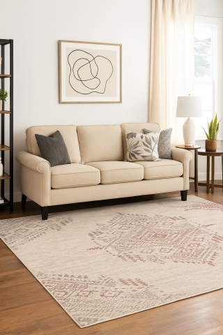 Covor Modern, Lily 30109, Crem, Diverse Dimensiuni [1]