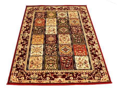 Covor Modern, Lotos 1518, Rosu, Diverse Dimensiuni, 1800 gr/mp [6]