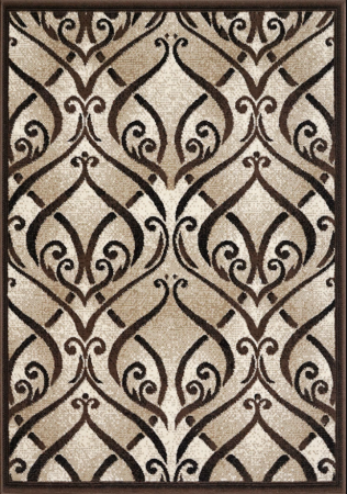 Covor Modern, Luna 1802, Bej/Maro, Diverse Dimensiuni, 1300 gr/mp [1]