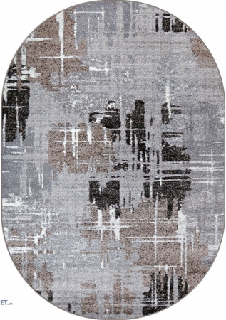 Covoare Dormitor - Covor Modern, Mira 24037, Bej / Gri, Oval, Diverse Dimensiuni