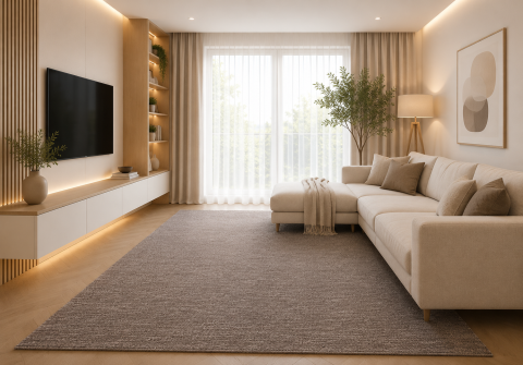 Covoare Living - Covor Modern, Mira 24171, Bej, Dreptunghiular, Diverse Dimensiuni