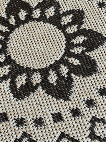 Covor Modern, Natura 19100, Rotund , Bej/Maro, 1500 gr/mp, Diverse Dimensiuni [3]