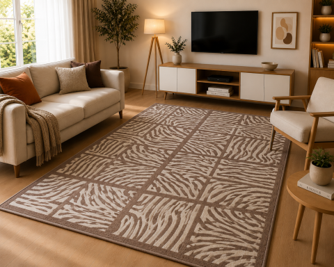 Covoare Living - Covor Modern Sofia 41006, Gri / Maro, 120x170 cm