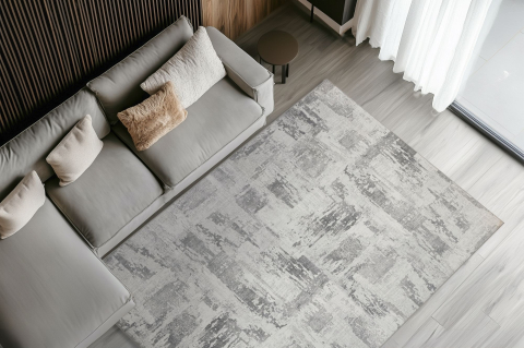 Covoare Living - Covor Modern Visionary 128, Gri , Inaltime fir 6 mm