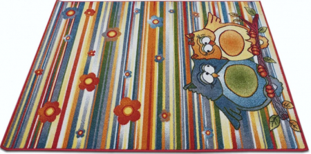 Covor Pentru Copii, Kolibri Bufnite, 11182-140, Multicolor, Diverse Dimensiuni, 2200 gr/mp [3]