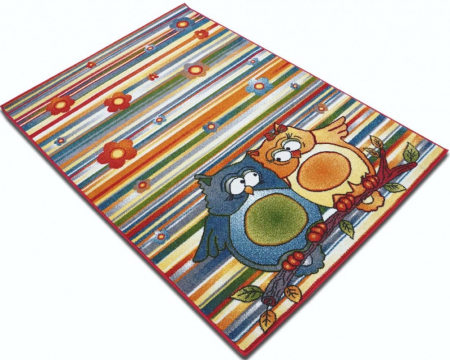 Covor Pentru Copii, Kolibri Bufnite, 11182-140, Multicolor, Diverse Dimensiuni, 2200 gr/mp [2]