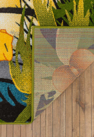 Covor Pentru Copii, Kolibri Animale, 11375-130, Verde, Diverse Dimensiuni, 2200 gr/mp [6]