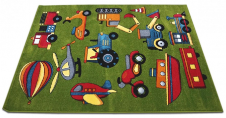 Covor Pentru Copii, Kolibri 11242, Verde, 160x230 cm, 2200 gr/mp [3]