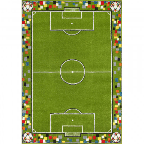 Covoare Copii - Covor Pentru Copii, Kolibri Teren Fotbal, 11118, Diverse Dimensiuni, 2200 gr/mp