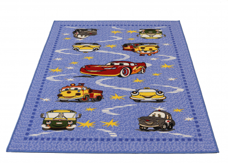 Covor Pentru Copii, Print 1167, Albastru, Suport Pasla [1]
