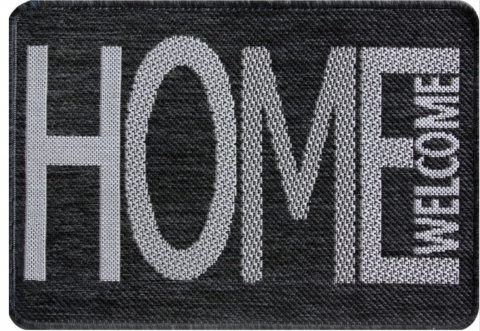 Covorase Intrare - Covor Pentru Usa Intrare, Flex 19503, Antiderapant,  Negru/Gri, 50x80 cm