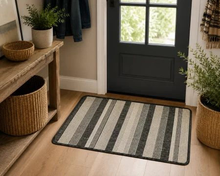 Covorase Intrare - Covor Pentru Usa Intrare, Flex 19610, Antiderapant, Gri, 50x80 cm