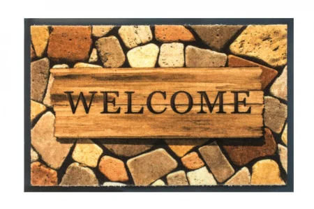 Covorase Intrare - Covoras intrare, Model Patio Home 670/008, Dimensiunea 40 x 60 cm, Multicolor