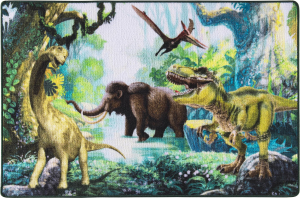 Covor Pentru Copii, Antiderapant, Dinosaur World, 1275 gr/mp [0]