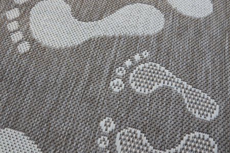 Covor Pentru Usa Intrare, Flex 19613-111, Antiderapant, Maro/Bej, 50x80 cm [2]