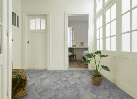 Linoleum Model Sand Stone 911, Latime 200 cm, Gri Deschis [1]