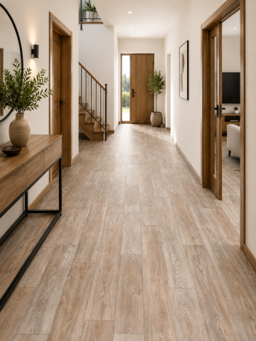 LINOLEUM - Linoleum PVC, Plank 069 Confort, Maro, Latime 3 m, Suport Pâslă