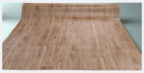 LINOLEUM - Linoleum PVC, Plank 082-2 Confort, Maro, Latime 3 m, Imitatie Parchet, Suport Pâslă