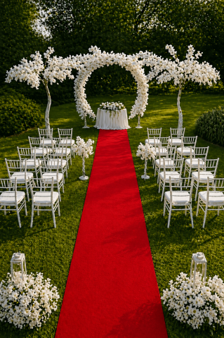 Mocheta Evenimente - Mocheta Evenimente/Expo, Rosu, Latime 200 cm, 610 gr/mp