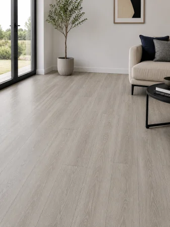 LINOLEUM - Parchet LVT 8003-26 Gri Aspect Lemn – Pardoseală Vinil 2.5 mm, Clasa Trafic 33
