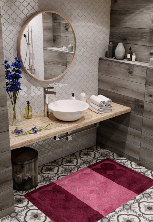 Set 2 covorase baie Edremit Aubergine, 60x100 cm, 50x60 cm [5]