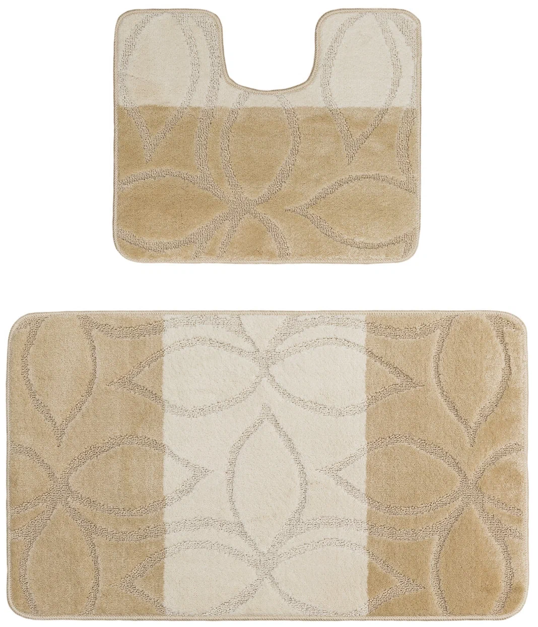 Set 2 Covorase Baie Erdek Beige, 60x100 cm, 50x60 cm [0]