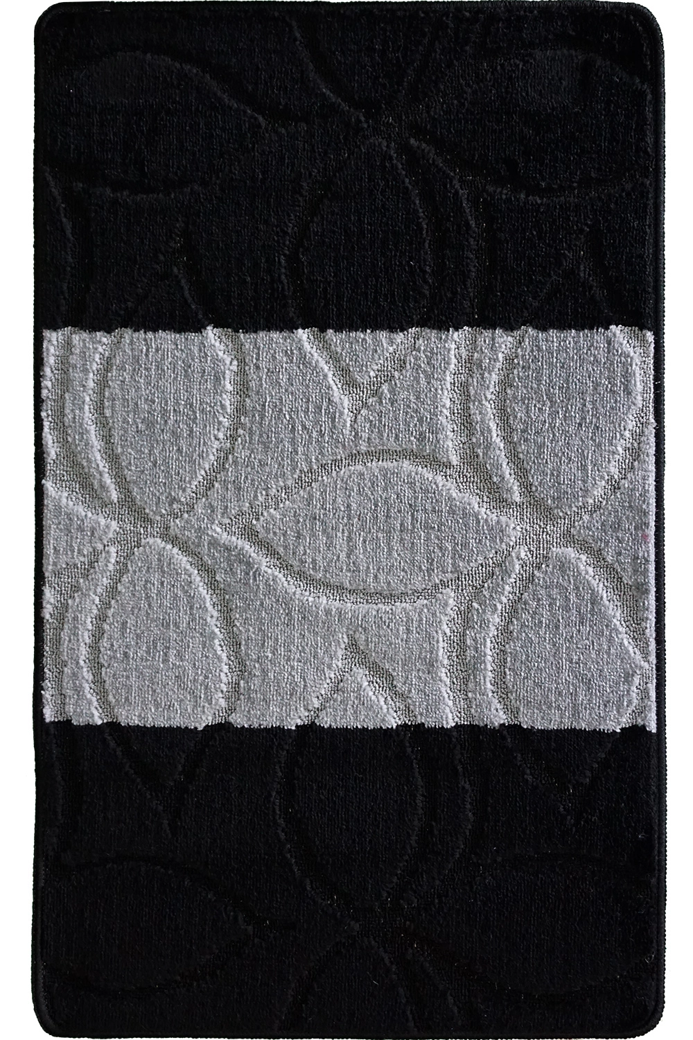 Set 2 Covorase Baie Erdek Negru, 60x100 cm, 50x60 cm [0]