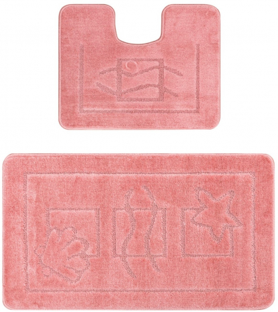 Set 2 covorase baie Maritime Dusty Rose, 60x100 cm, 50x60 cm [0]