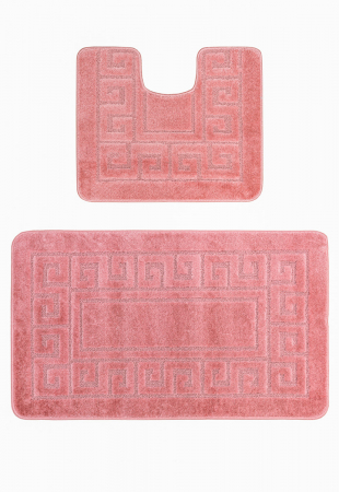 COVORASE - Set 2 Covorase Baie Ethnic Dusty Rose, 50x80 cm, 40x50 cm
