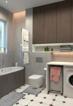 Set 2 Covorase Baie, Ethnic Gri [2]